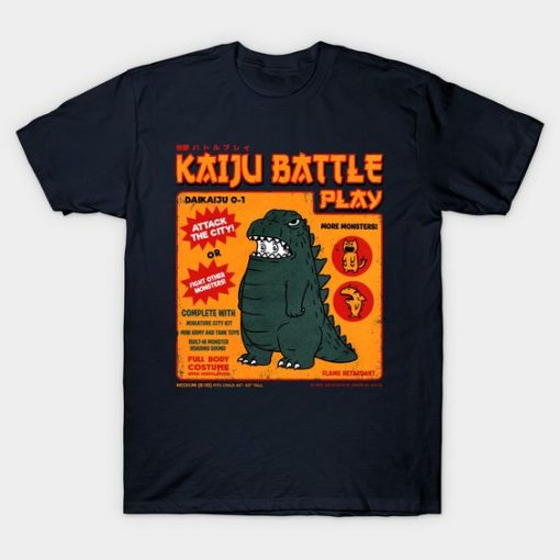 KAIJU BATTLE PLAYER 1 GODZILLA CLASSIC T-SHIRT DX23