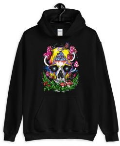 PSYCHEDELIC SKULL HOODIE DX23