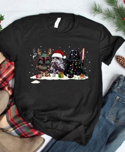 STAR WAR FUNNY CHRISTMAS T-SHIRT DX23