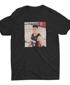 TYLER HERRO SNARL LIP RAISE MIAMI HEAT T-SHIRT DX23