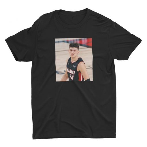 TYLER HERRO SNARL LIP RAISE MIAMI HEAT T-SHIRT DX23