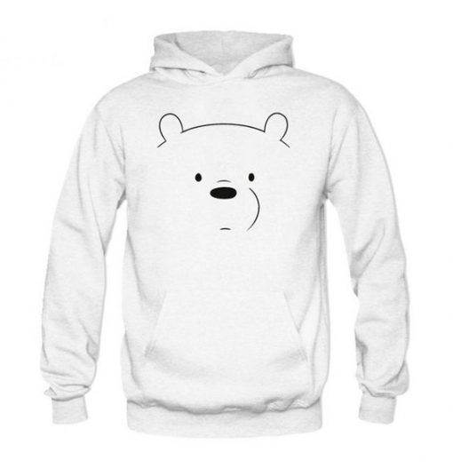 WE BARE BEARS FACE HOODIE SS