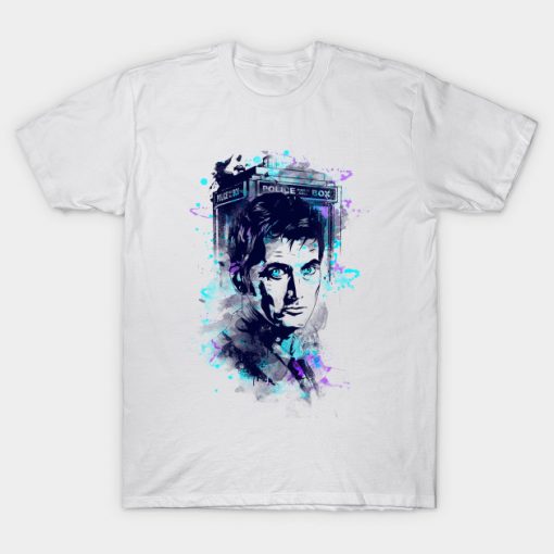 WATERCOLOR TENTH DOCTOR T-SHIRT DX23