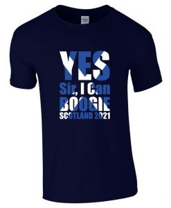 YES SIR I CAN BOOGIE SCOTTISH FLAG T-SHIRT DX23