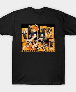 HAIKYUU KARASUNO POSTER T-SHIRT DX23