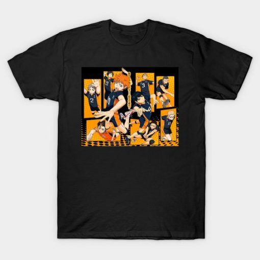 HAIKYUU KARASUNO POSTER T-SHIRT DX23