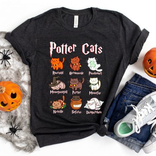 HARRY POTTER CATS T-SHIRT DX23