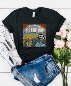 ALL TIME LOW DON'T PANIC T-SHIRT DRD