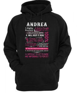 ANDREA HIGHLY ECCENTRIC EXTRA TOUGH HOODIE DX23