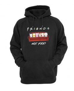 ANIMALS FRIENDS NOT FOOD HOODIE DX23