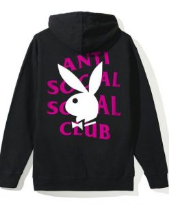 ANTI SOCIAL SOCIAL CLUB PLAYBOY HOODIE BACK DX23