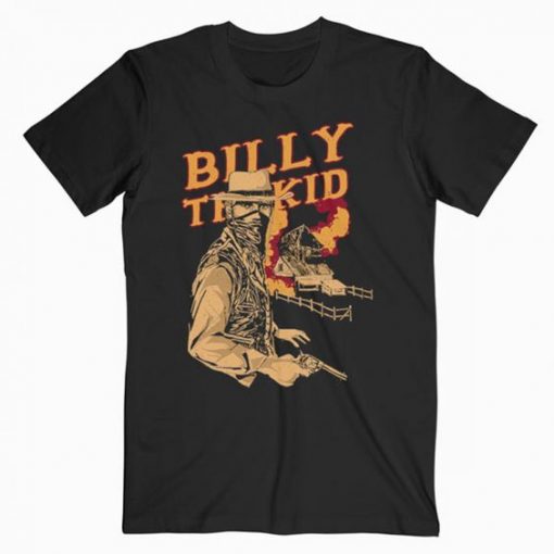 BILLY THE KID CARTOON T-SHIRT S037