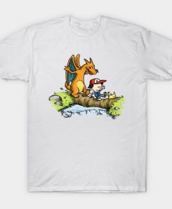 CALVIN & CHARIZARD T-SHIRT DX23