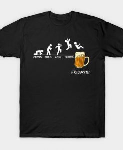 FRIDAY BEER T-SHIRT S037