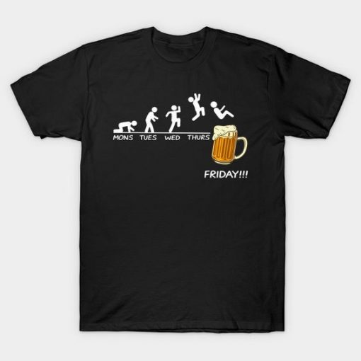 FRIDAY BEER T-SHIRT S037