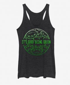 GOOD BEING GREEN TANK TOP S037