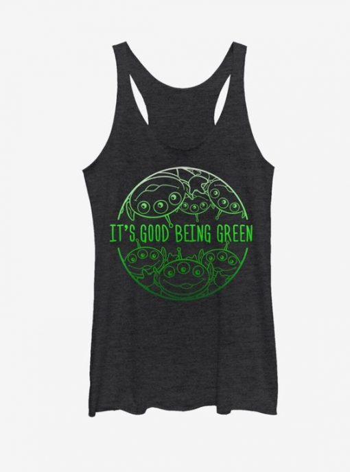 GOOD BEING GREEN TANK TOP S037