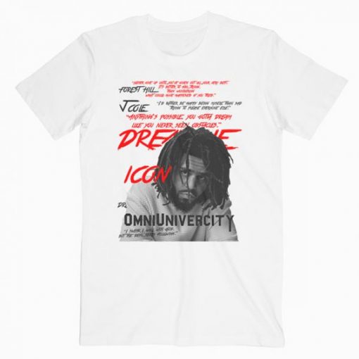 J COLE OMNIUNIVERCITY T-SHIRT S037