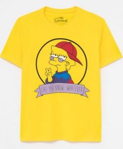 LISA SIMPSONS WHATEVER T-SHIRT S037