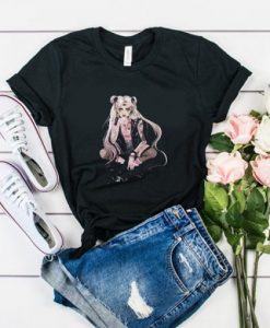 SAILOR MOON TATTOO GIRL T-SHIRT DX23