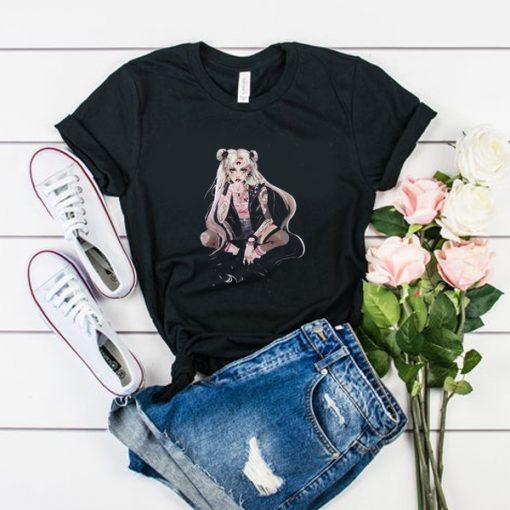 SAILOR MOON TATTOO GIRL T-SHIRT DX23