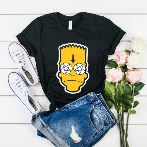 SATANIC BART SIMPSON T-SHIRT DRD