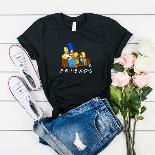 THE SIMPSONS FRIENDS T-SHIRT DRD