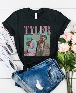 TYLER THE CREATOR 90S VINTAGE BLACK RAPPER T SHIRT DX23