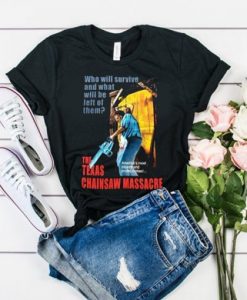 VINTAGE THE TEXAS CHAINSAW MASSACRE MOVIE T-SHIRT DRD