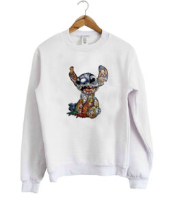 Disney Characters inside Stitch sweatshirt drd