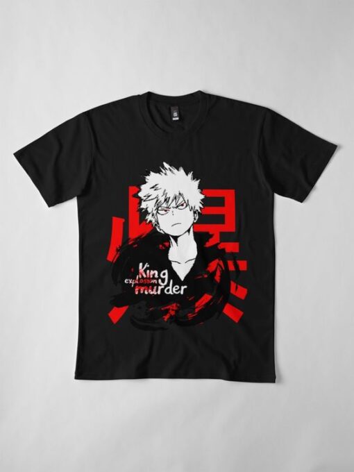 Explosion King Pro Hero Katsuki Bakugo T-Shirt drd