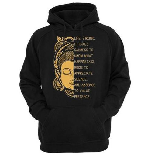 LIFE IS IRONIC HOODIE DRD