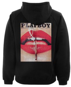 PLAYBOY X MISSGUIDED MAGAZINE HOODIE BACK DRD