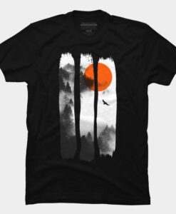 Scenic forest t-shirt drd