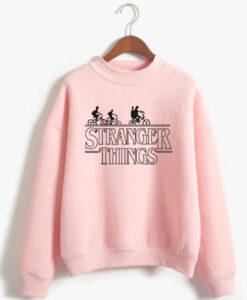 Stranger Things Pink sweatshirt drd
