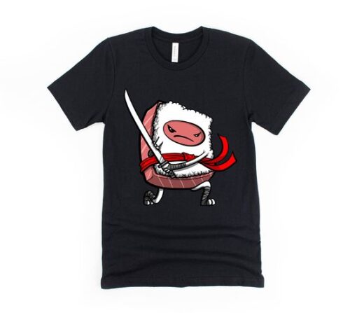 Sushi Ninja T-Shirt Funny drd