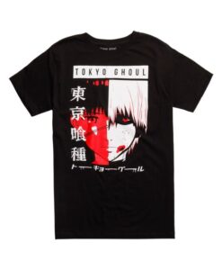 Tokyo Ghoul Kaneki Split Face T-Shirt drd