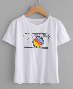 Camera Print T-Shirt dns