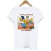 Vintage 1989 The Simpsons Family Bonding t shirt FT