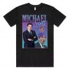 Michael Scott Homage T-shirt Tee Top US Office TV Show Retro 90's Vintage Funny