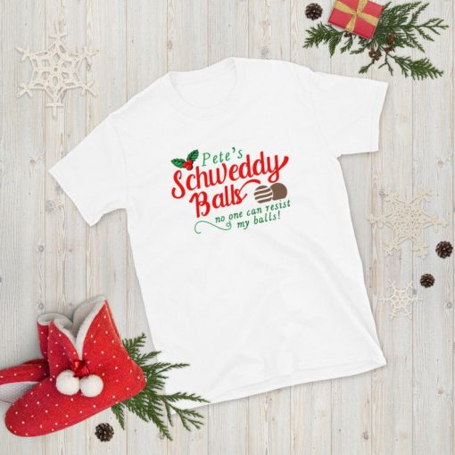 Pete's Schweddy Balls Christmas T-shirt