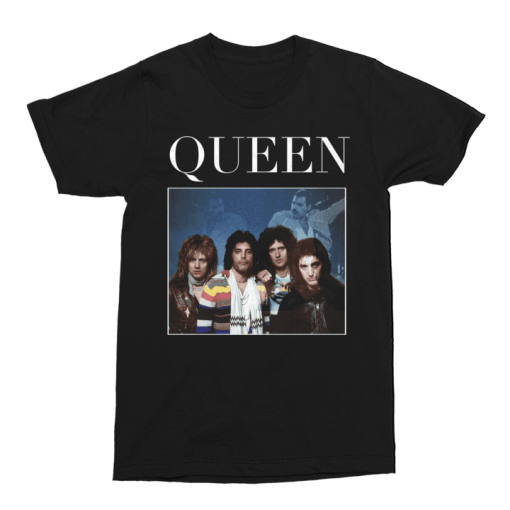 Queen Freddie Mercury Unisex Vintage Throwback Homage T-Shirt