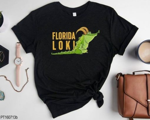 Florida Loki Crocodile Homage Tshirt