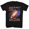 Journey Don't Stop Believing Black Adult T-Shirt DX23