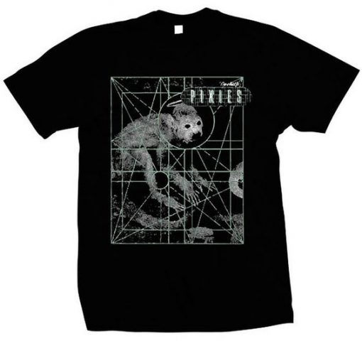 Pixies Monkey Grid Classic T-Shirt dx23