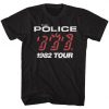 The Police 1982 Tour t-shirt dx23