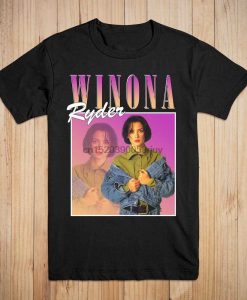 Winona Ryder Shirt 90 Inspired T Shirt Homage Shirt Vintage