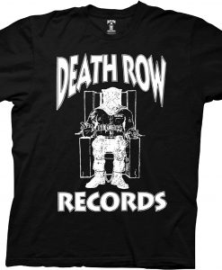 death row records white logo T-shirt