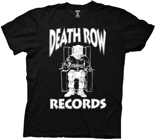 death row records white logo T-shirt