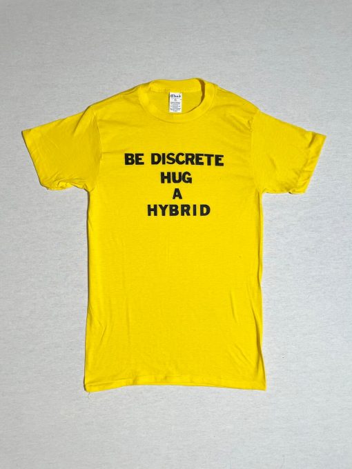 Be Discrete Hug a Hybrid T-shirt